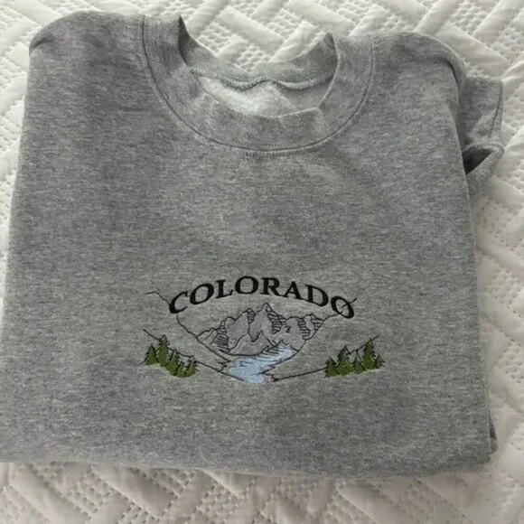 Etsy Shop Colorado Crewneck Sweatshirt - Picture 1 of 3